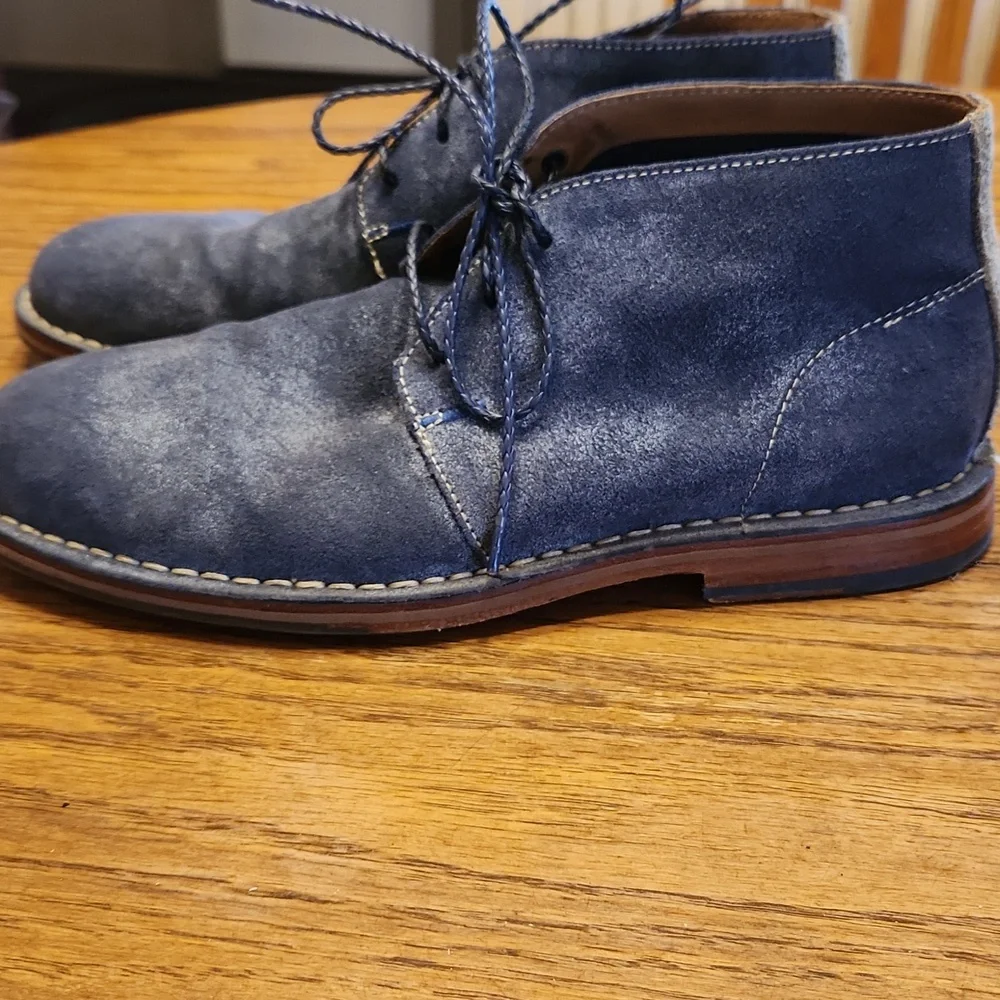 Cole Haan Blue Chukka Ankle Boots Size 9.5